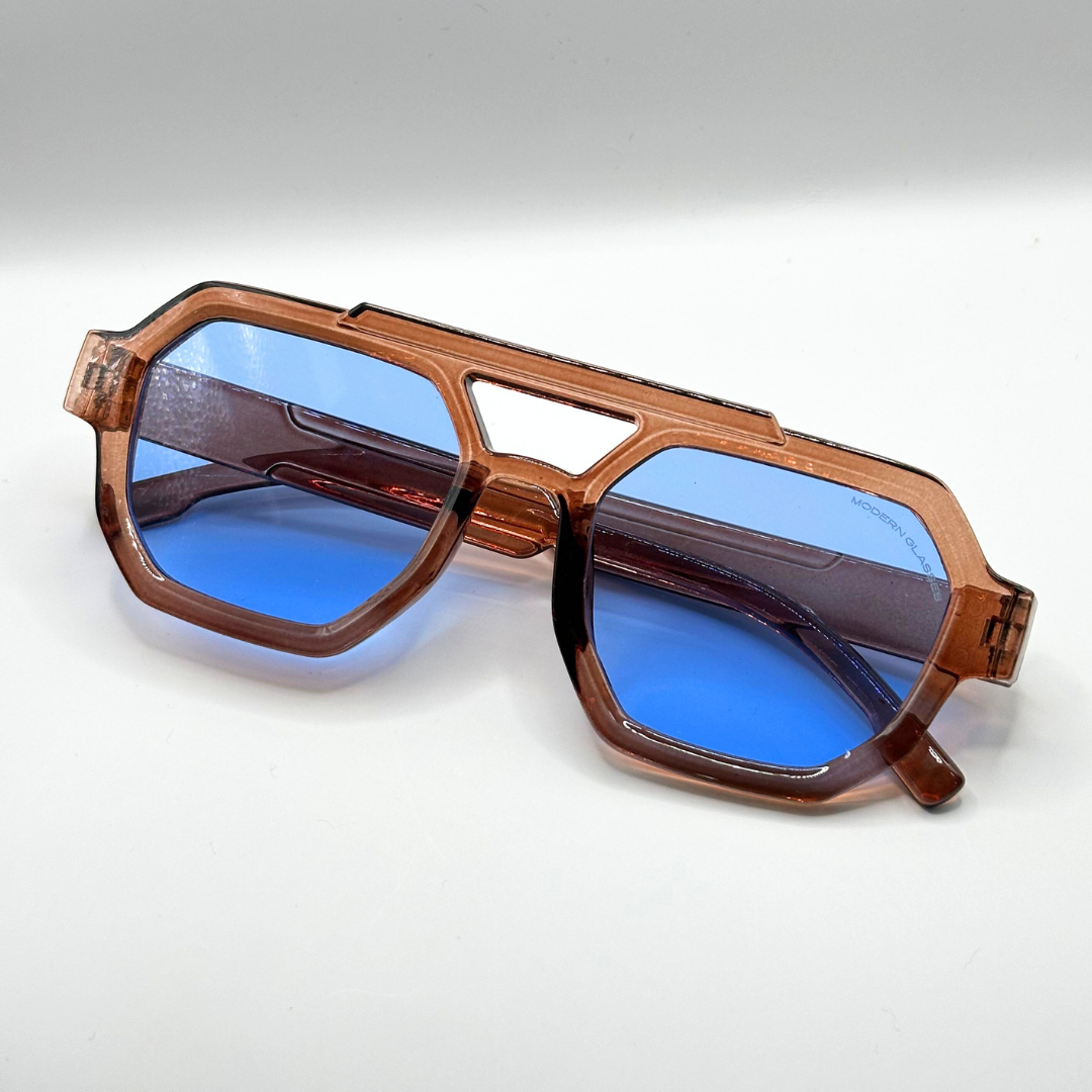 AVIADOR BRONW - BLUE.